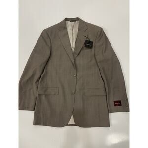 Jack Victor Men's 40L 34 Valentino CT Brown 100% Wool New w/tags